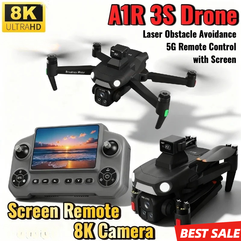 Drone Camera Night Vision - Gorąca Wyprzedaż: Składany Dron A1R 3S
