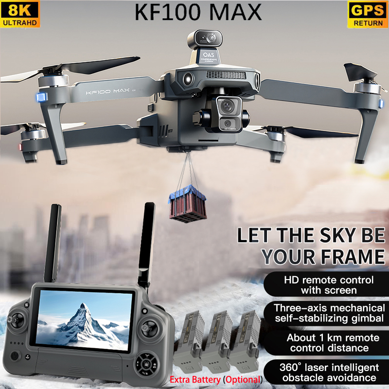 Drone Camera 4K - Dron GPS KF100 MAX Kamera 4K