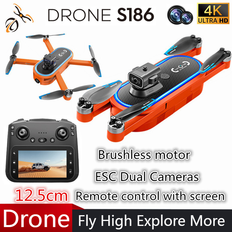 Dron 2025 S186 Profesjonalny 4 – Drone Camera 4K recenzja i cena