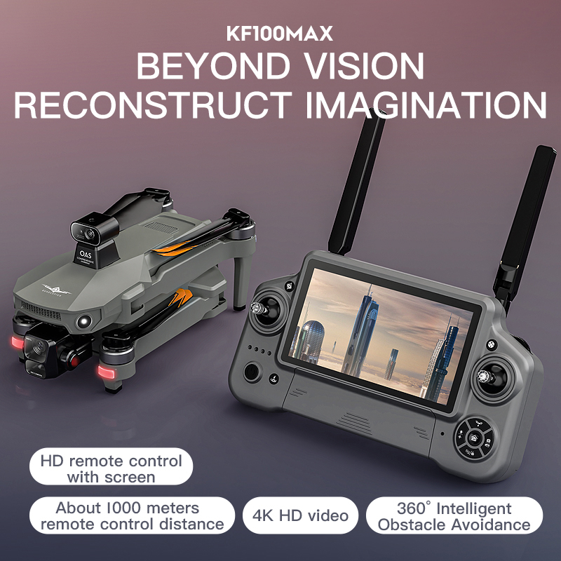 Dron GPS KF100 MAX Kamera 4K 3 – Drone Camera 4K recenzja i cena