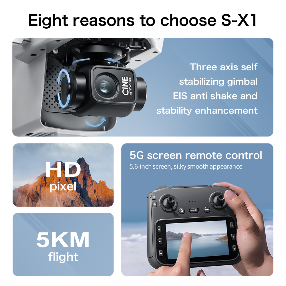 Najlepsza Oferta: Dron GPS S-X – Drone Camera Night Vision recenzja i cena