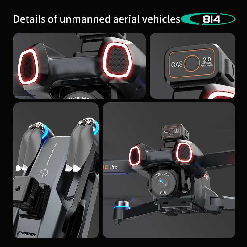 Profesjonalny dron 814 z kamer – Drone Camera 4K recenzja i cena
